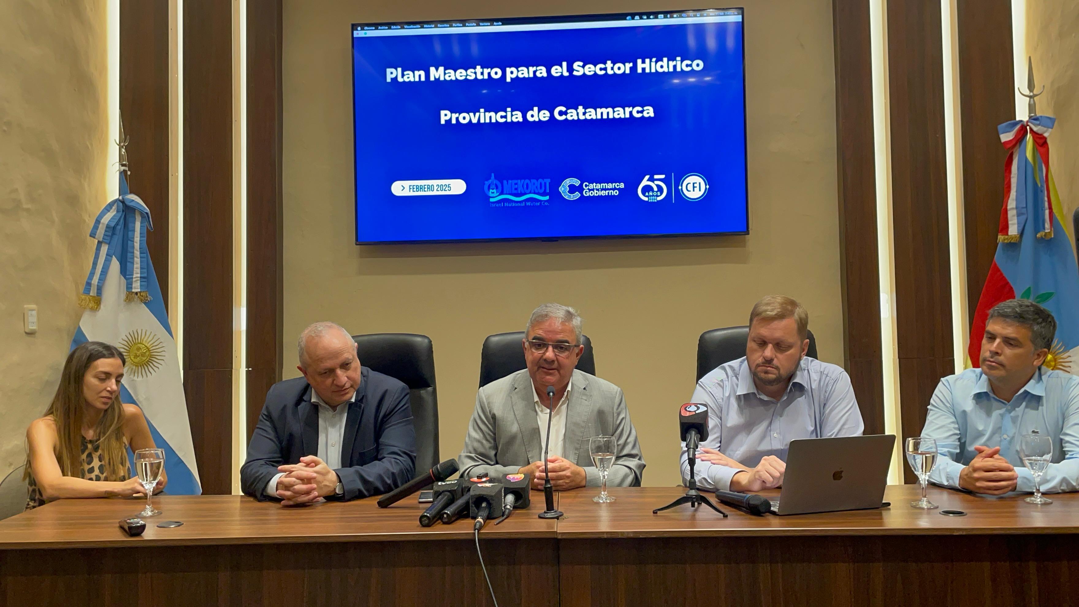 Ante un escenario de déficit hídrico, Catamarca avanza con el Plan Maestro del Agua