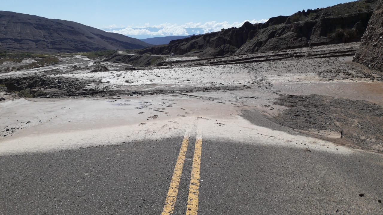 La RN 60, entre Fiambalá y Quebrada Las Angosturas, permanecería cortada al menos hasta el domingo