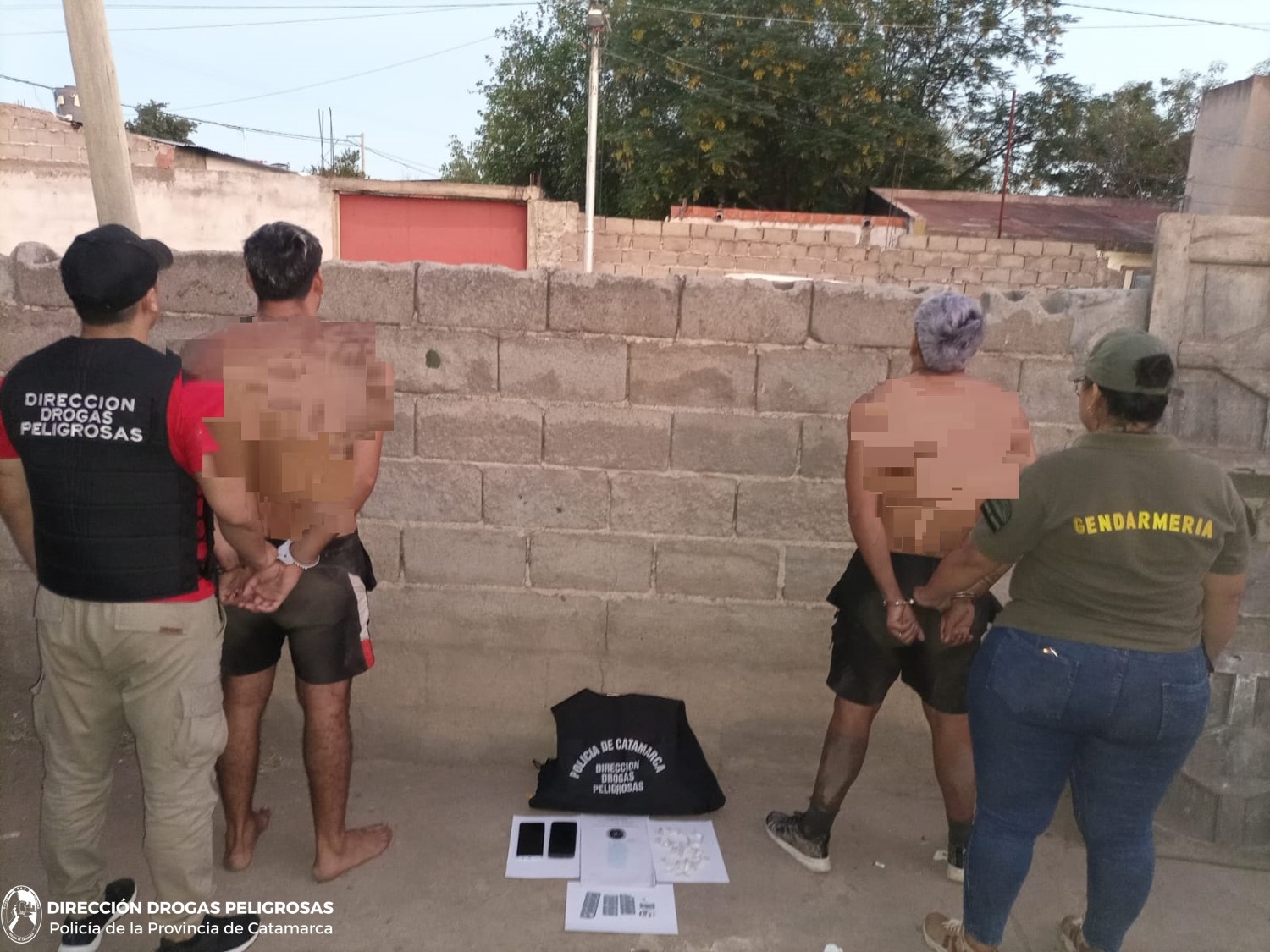 Operativo antinarcóticos en el sur de la ciudad: incautan 7 kg de marihuana