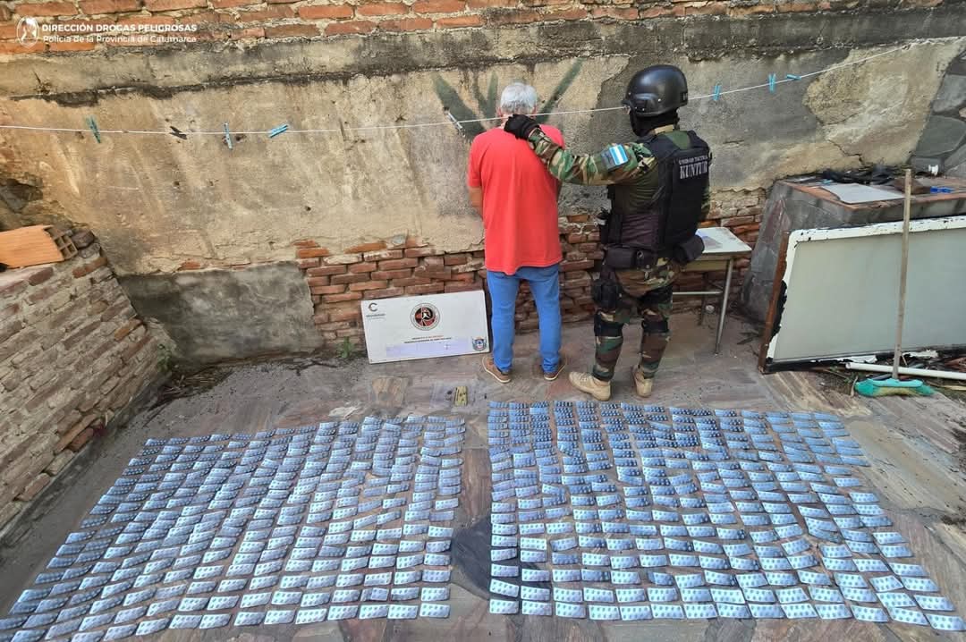 SECUESTRAN MILES DE ANSIOLÍTICOS Y DETIENEN A UN SUJETO
