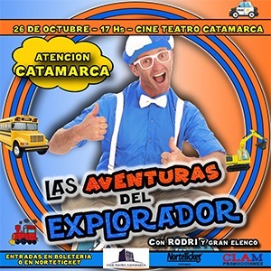 De gira nacional: “Las Aventuras del Explorador” llega este sábado a Catamarca